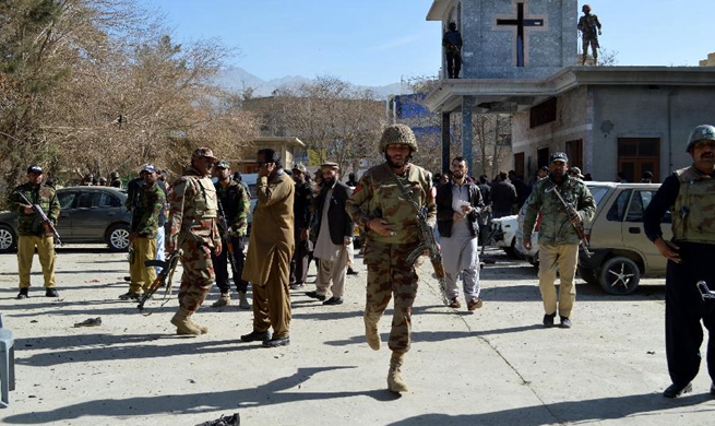 8 killed, 44 injured in Pakistan's church attack