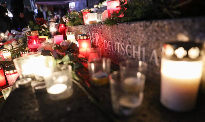 Commemoration of 1st anniv. of Christmas market attack held in Berlin