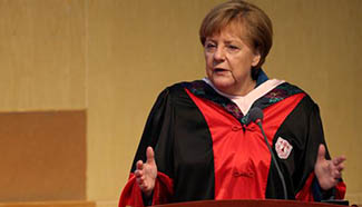 Angela Merkel visits University of Chinese Academy of Sciences