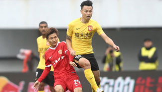 CSL: Late goal from Yu rescues point for Guangzhou