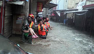 C China's Hubei witnesses torrential rainfall