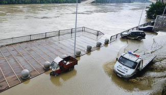 Torrential rain hit SW China's Chongqing