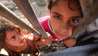 Daily life of children in Gaza Strip