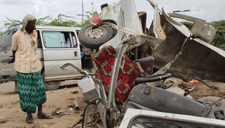 At least 20 killed in roadside explosion in Somalia