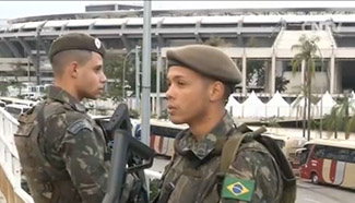 Brazil holds opening ceremony security drill