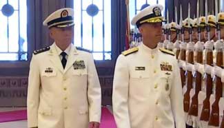 Chinese naval commander urges more cooperation with U.S.
