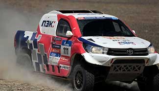 10th special stage of Silkway Rally held in NW China
