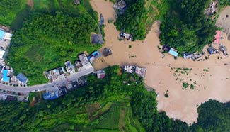 Central China’s villages flooded, highway affected due to rainfalls