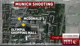 At least 10 killed, 21 injured in Munich shooting