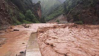 Haitonggou section of No. 318 Highway suspended due to heavy rain