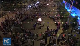Enjoy Yi ethnic people's Torch Festival celebrations