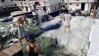 Fishing ban to end in Lianyungang, E China's Jiangsu