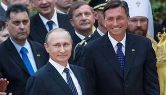Slovenian, Russian presidents express wish to overcome hurdles to cooperation