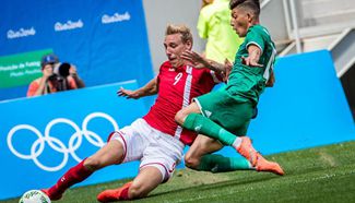 Iraq draw with Denmark 0-0 at men's group A match for Rio Olympics