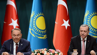 Turkish president meets Kazakhstan's counterpart in Ankara