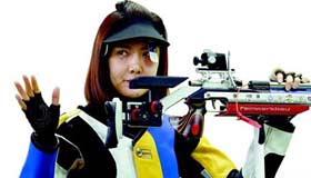 Readying for Rio: Chinese shooter Du Li