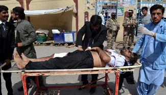 93 killed, 56 injured as suicide blast hits hospital in SW Pakistan
