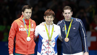 ROK wins men's epee individual gold medal at Rio