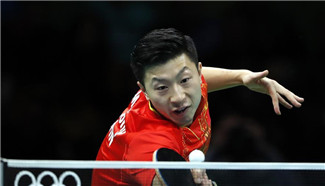 Ma Long wins gold medal in men's singles table tennis