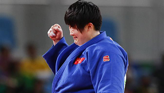 China's Yu Song wins bronze medal in women's +78kg