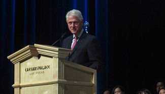 Bill Clinton delivers speech at CAPAC in Las Vegas