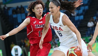 U.S. beats Japan 110-64 during women's quarterfinal of Basketball