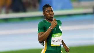 South Africa's Semenya grabs 800m gold in Rio