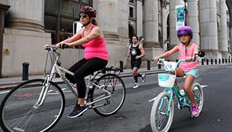"2016 Summer Streets event" promotes sustainable ways of transportation in New York