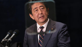 Japanese PM Abe attends press conference after G20 summit in Hangzhou
