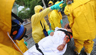 Emergency drill dealing with chemical spill cases held in Bangkok