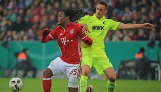 Bayern beat Augsburg 3-1 at German Soccer Cup match
