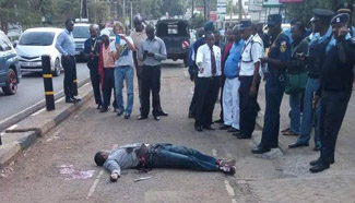 Man shot dead outside U.S. embassy in Kenya