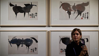 Exhibition "The World of Han Meilin" kicks off in Venice