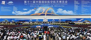 11th China Int'l Aviation and Aerospace Exhibition opens in Zhuhai
