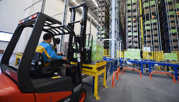 Logistics center with automatic processing system to be operated in Nanjing