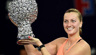Kvitova claims trophy at WTA Elite Trophy tournament