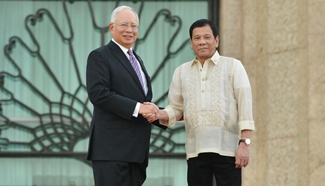 Philippine President Rodrigo Duterte on visit to Malaysia