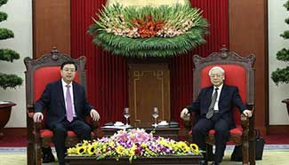 Senior Chinese, Vietnamese leaders pledge to push forward comprehensive strategic cooperative partnership