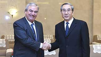 Ma Biao meets with cadre delegation of Uruguay's National Party in Beijing