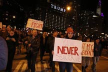 Thousands march in U.S. cities in 4th day anti-Trump protests