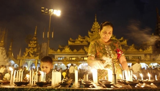 Festival of Lights marked in Yangon, Myanmar