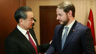 Chinese FM meets Turkish Energy and Natural Resources Minister