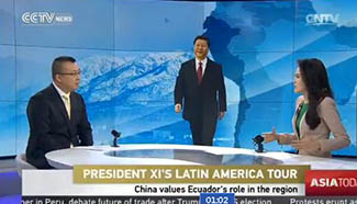Studio interview: Xi's visit to Ecuador is reaffirmation of past ties