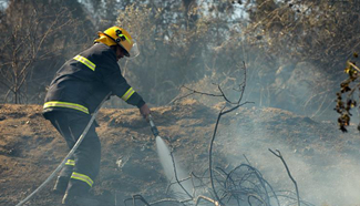 Fire breaks out in Israel