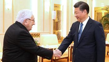 Xi meets Henry Kissinger, discusses China-U.S. ties
