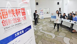 Gov't holds innovation competition for startups, SE China