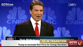 Trump to nominate Rick Perry for Energy Secretary