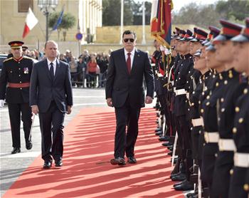 Libya's prime minister-designate arrives Malta for state visit