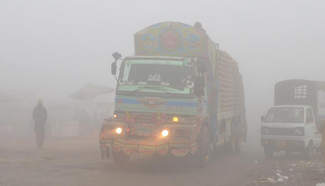 Heavy fog engulfs Pakistan's Lahore
