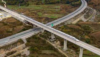 Guizhou west section of Shanghai-Kunming high-speed railway to be put into operation
